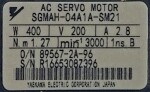 Yaskawa SGMAH-04A1A-SM21